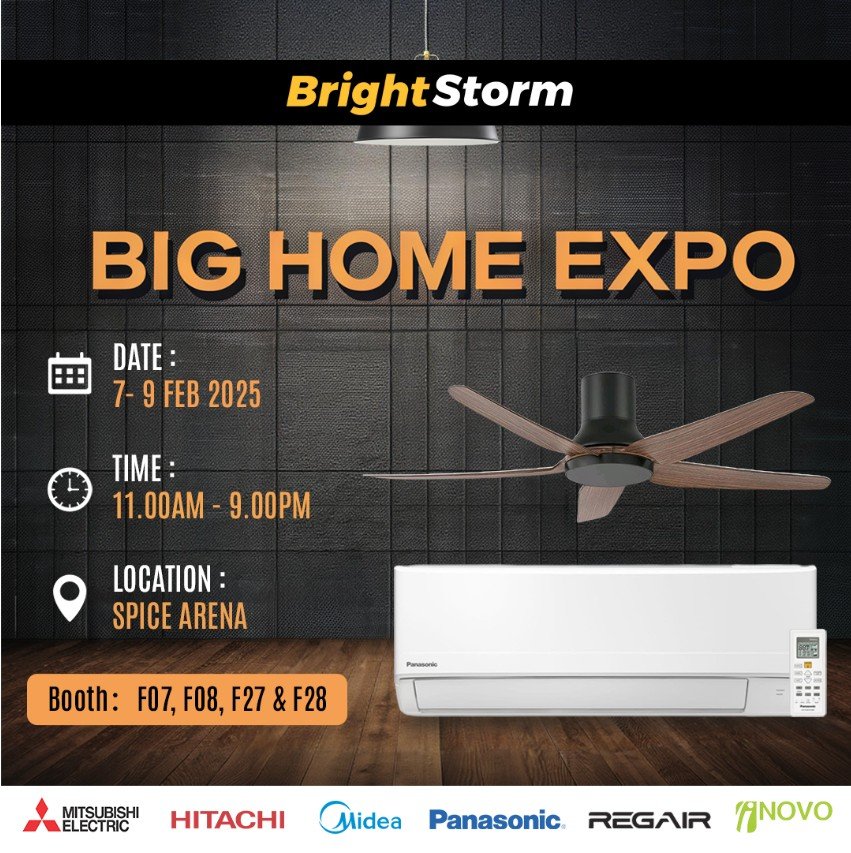 Promotional poster for the Big Home Expo, February 2025.